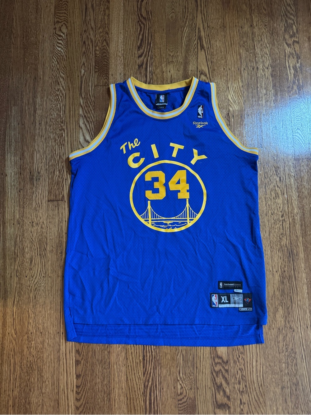 Warriors 1966-67 Hardwood Classics Mike Dunleavy Jr Jersey XL Reebok